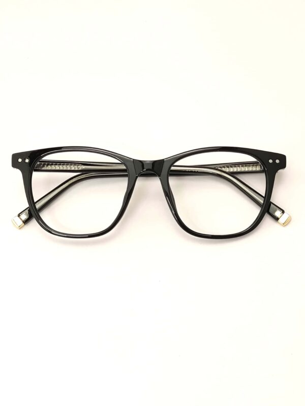 black plastic light weight frame