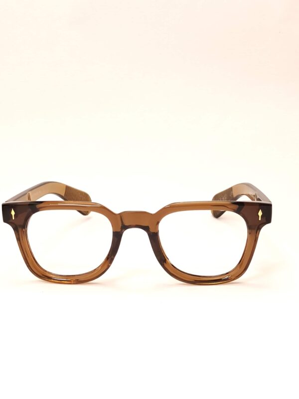 glossy brown wayfarer frame