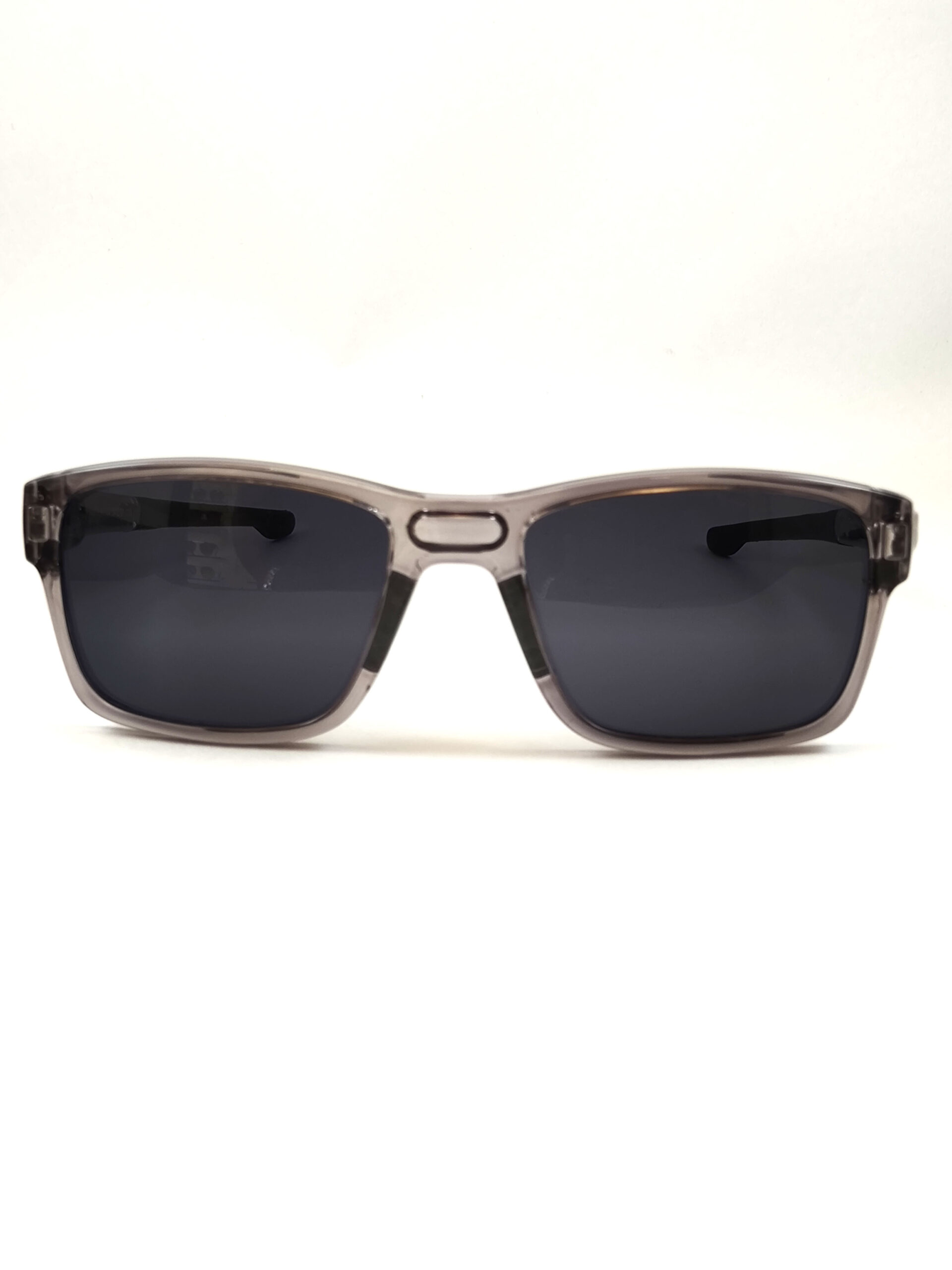 transparent grey uv protected squres sunglasses