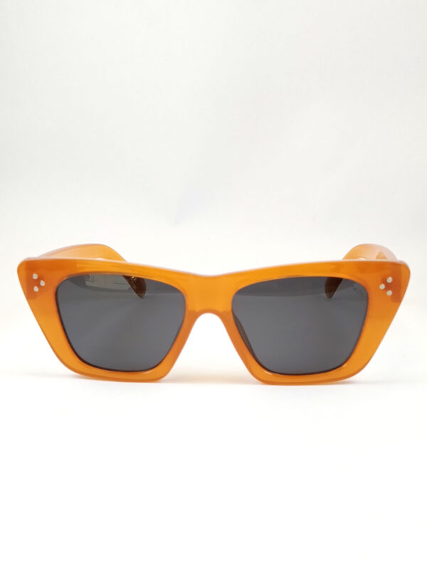 yellow cateye uv protected sunglasses