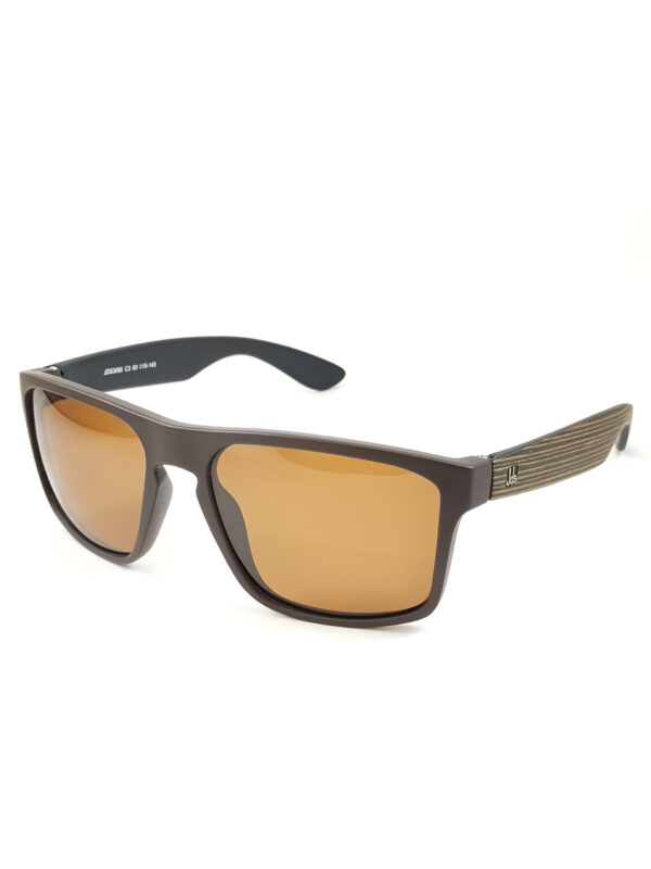 jds blue brown squre polarised sunglasses