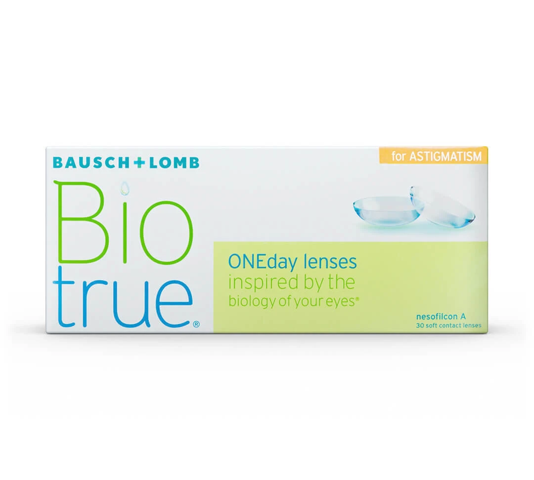 bio true one day for astigmatism from baush + lomb